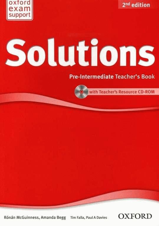 Solutions Pre-Intermediate Teacher's Book and CD-ROM Pack