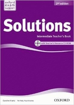 Solutions Intermediate Teacher's Book and CD-ROM Pack