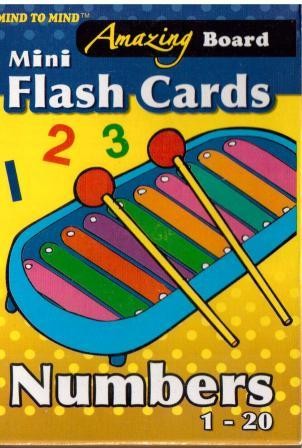 Міні-картки Числа 1-20