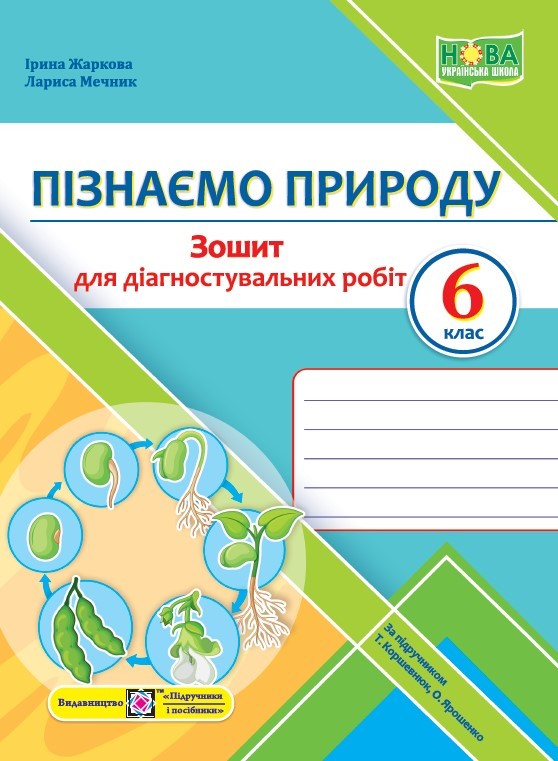 Пізнаємо природу 6 клас Діагностувальні роботи (до підручика Коршевнюк) НУ