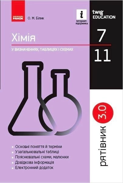 Спасатель Химия в определениях таблицах и схемах 7-11 классы