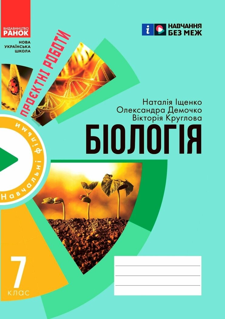 Зошит для проєктних робіт із біології 7 клас Іщенко НУШ