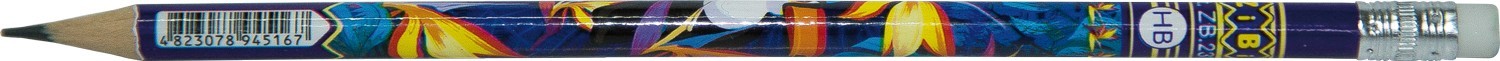 Олівець графітовий EXOTIC HB, з гумкою, ZіBі 2313