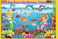 Puzzles Deep ocean little mermaid and friends