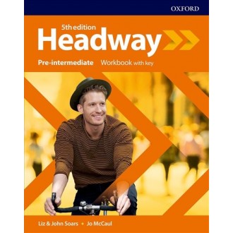 New Headway 5th Edition Pre-Intermediate Workbook with key.