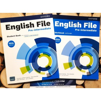 English File Elementary 5 видання Student's Book + Workbook Pearson Підручник + зошит