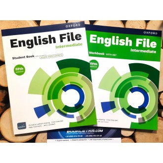 English File Elementary 5 видання Student's Book + Workbook Pearson Підручник + зошит