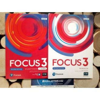 Focus 3 Student's Book + Workbook Pearson Підручник + зошит