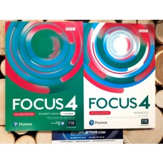 Focus 4 Student's Book + Workbook Pearson Підручник + зошит