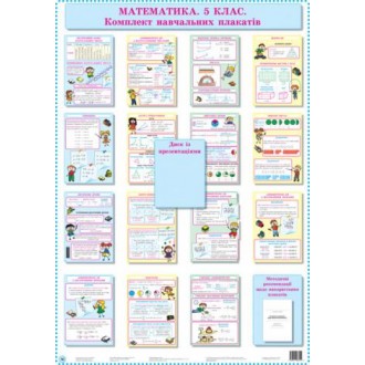 Математика 5 класс Комплект учебных плакатов