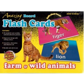 Flash cards Farm & wild animals