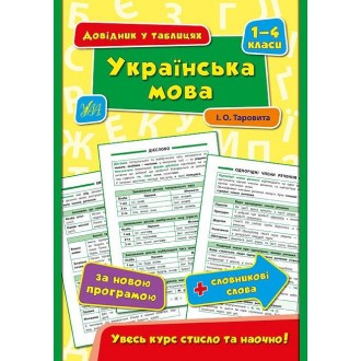 Українська мова 1–4 класи Довідник у таблицях