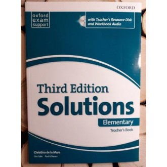 Solutions Elementary Teacher's Book and CD-ROM 3rd edition
