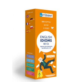 Картки для вивчення англійських слів English Idioms B2-C1 English Student