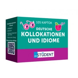 Картки німецьких слів English Student Kollokationen und Idiome 105 карток Німецькі колокації та ідіоми
