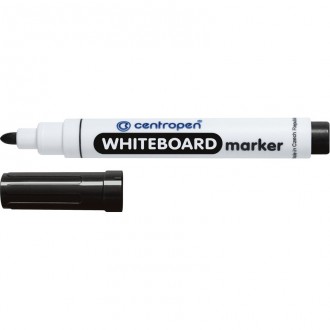 Маркер Чорний WhiteBoard 2,5 мм круглий Centropen