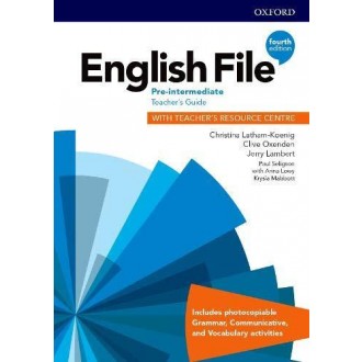 English File 4th Edition Pre-intermediate Teacher's Guide with Teacher's Resource Centre