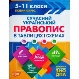 Сучасний український правопис у таблицях