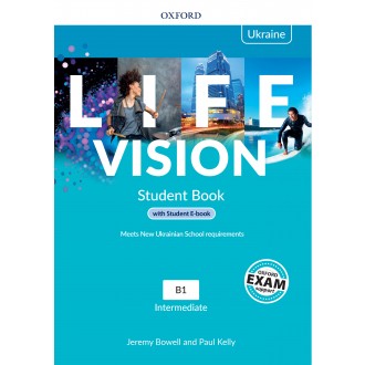 Life Vision Intermediate B1 Student Book with e-Book for Ukraine