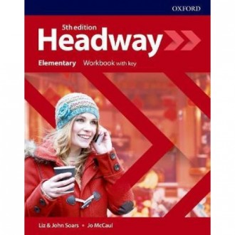 New Headway 5th Edition Elementary Workbook with key