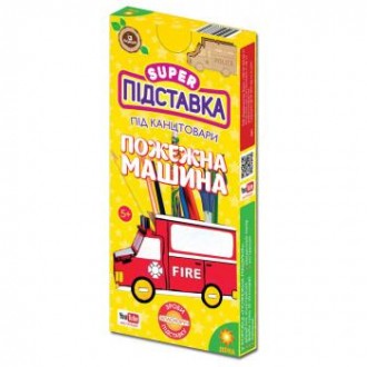 Подставка из дерева Пожарная Машина